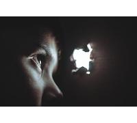 Girl with a Hole in the Wall-300-Piece Puzzle Game for Adults: Fun and Challenging Puzzle Game (14 years+)