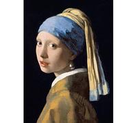 Girl with a Pearl Earring Blank Greeting Card with Envelope