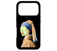 Girl with a Pearl Earring Face Mask by Johannes Vermeer Art Case for iPhone 17 Pro