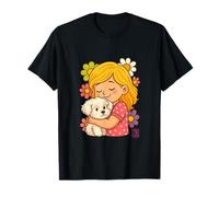 Girl with Dog T-Shirt