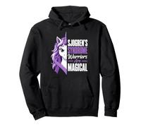 Girl Woman Sjogren's Syndrome Warrior Pullover Hoodie