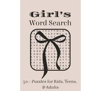 Girl Word Search Book: Word Searches with Easy to Read Print About Girly Things, Coquette Bows, Pretty Puzzles and More… I 6x9 Inches, 110 Pages I ... Holidays, and Screen-Free Summer Ideas