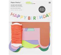 Girlande Happy Birthday, bunt FSC MIX