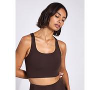 Girlfriend Collective female Paloma Non Wired Sports Bra - Brown, Dark Pink,Teal Green,Brown