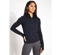 Girlfriend Collective Reset Mock Neck Half Zip Black
