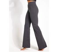 Girlfriend Collective Women's Compressive Flare Legging - Moon - Grey - Size: Small