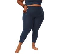 Girlfriend Collective Women's Compressive High Waisted 7/8 Legging - Midnight - XL - Blue