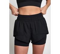 Girlfriend Collective Women's Fallon Trail Shorts - Black - Size: Large