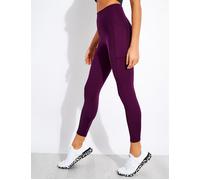 Girlfriend Collective Women's High Waisted 7/8 Pocket Legging - Plum - Purple - Size: Large