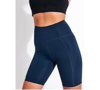 Girlfriend Collective Women's High Waisted Bike Short - Midnight - Blue - Size: Small