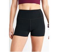 Girlfriend Collective Women's High Waisted Run Short - Black - Size: Medium