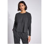 Girlfriend Collective Women's ReSet Long Sleeve Tee - Moon Heather - Grey - Size: Large
