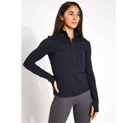 Girlfriend Collective Women's ReSet Mock Neck Half Zip - Black - Size: XL