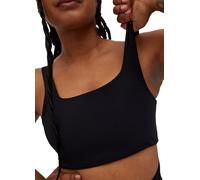 Girlfriend Collective Women's Tommy Bra, Square-Neck Sports, Black, S