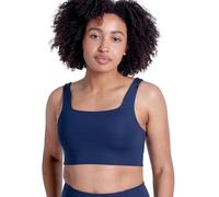 Girlfriend Collective Women's Tommy Bra, Square-Neck Sports, Midnight, XXL