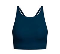 Girlfriend Collective Women's Topanga Bra, Cross-Back Sports, Midnight, S