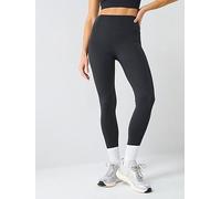 Girlfriend Collective Womens Training Seamless High Rise Tights - Black, Black, Size L, Women Black
