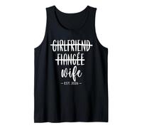 Girlfriend Fiance Wife 2026 Just Married Wedding Honeymoon Tank Top