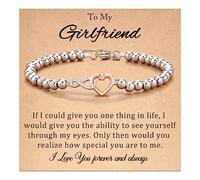 Girlfriend Gifts, Infinity Heart Bracelet Anniversary Will You Be My Girlfriend Birthday I Love You Gifts Valentines Presents for Women Her
