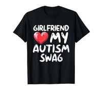 Girlfriend Love My Autism Swag Cute Couple Valentines Day T-Shirt