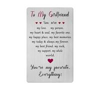 Girlfriend Mother's Day Card - Romantic Gifts for Her Girlfriend Birthday Anniversary Valentines Day Easter Presents
