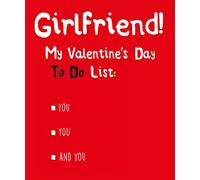 Girlfriend Valentine's Day Card, Girlfriend Valentine's Card, Girlfriend Card For Valentine's Day, Valentines Card Girlfriend, Girlfriend Valentines Day Card, Girlfriend Valentine Card