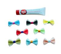 Girlie Glue Tube and 8 Vintage Bows for Babies and Pets