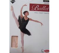 Girls 1 Pair Silky Ballet Foot Tights In 2 Colours - 3-5 Years - Theatrical Pink