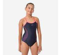 Girls’ 1-piece Swimsuit - Speedo Placement Muscleback Coral Blue