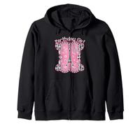 Girls 15th Birthday Paris France French Theme 15 Year Old Zip Hoodie