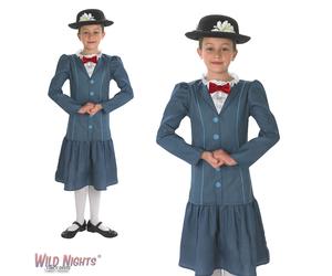 Girls 1960s Disney Mary Poppins Costume