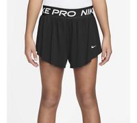 Nike Pro Older Kids' (Girls') Dri-FIT 2-in-1 Shorts - Black - Polyester/Elastane M