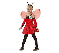 Girls 4 Piece Ladybird Mini Beast World Book Day W arnival Animal Insect Fancy Dress Costume Outfit 4-12 years (7-9 years)