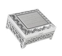 Girl's 50th Birthday Gift, Girl's 50th Birthday Silver Plated Trinket Box in a Satin Lined Presentation Box, Girl's 50th Birthday Gift Idea