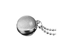 Girls accessories 925 Sterling Silver For Women And Men, Universe Space Planet Necklaces Two-sided Glass Ball Pendant, Saturn Gold, Solar System Necklace, Earth