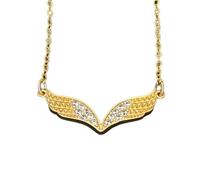 Girls accessories Angel Wing Necklace For Women, Shining Wing Necklaces - Delicate Angel Wings Necklace Pendant, Angel Necklaces For Women Birthday Valentine things Birthday