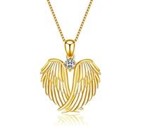 Girls accessories Angel Wings Necklace Guardian Angel Wings Pendant Necklace Birthstone Necklace for Women Girls Christmas Jewelry things - Guardian Angel Pendant, Guardian Angel