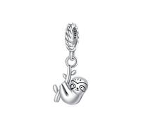 Girls accessories Cute Little Sloth Charm Fit Women Bracelet Necklaces Diy Jewelry Making Birthday thing