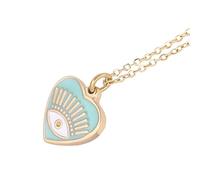 Girls accessories Evil Eye Necklace For Women And Girls, Turkish Lucky Evil Eye Necklace Bohemia Heart Evil Eye Necklace, Evil Eye Necklace, Evil Eye Necklace Birthday