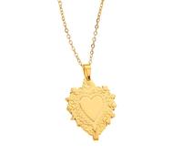 Girls accessories Gothic Christian Catholic Sacred Heart Necklace For Women Men, Sacred Heart Of Jesus Necklace - Vintage Sacred Heart Pendant, Jesus Heart Necklace For Christmas