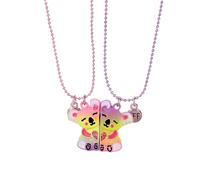 Girls accessories Magnetic Necklace For Women And Men, Set Cute Magnetic Koala Bear Pendant, Cute Love Splicing Stickman Couple, Magnet Necklaces Broken Heart, Connecting Necklace