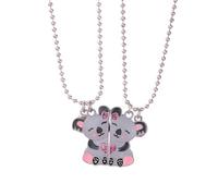 Girls accessories Magnetic Necklace For Women And Men, Set Cute Magnetic Koala Bear Pendant, Cute Love Splicing Stickman Couple, Magnet Necklaces Broken Heart, Connecting Necklace