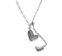 Girls accessories Minimalist Cute Heart Necklace For Girls, Romantic Sweet Heart Charm Choker - Heart Necklace, Locket Necklace For Women Birthday Valentine things
