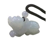 Girls Accessories Natural Emerald Chinese Zodiac Pendant Necklace Jewellery Fashion Ccessories Hand-Carved Man Woman s