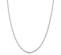 Girls accessories Sterling Silver Diamond Cut Rope Chain Necklace, 1MM 2MM 3MM 4MM 5MM 6MM 7.5MM Braided 925 Necklace Birthday Gift