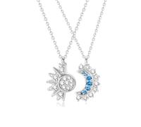 Girls accessories Sun Moon Necklace For Women, Sun And Moon Couple Necklace Natural Stone Chain, Sun And Moon Necklace, Necklace Sun And Moon Birthday thing