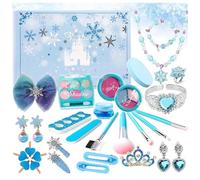 Girls Advent Calendar 2024, Ice Princess Make Up and Jewellery Advent Calendar 2024, Beauty Advent Calendar 2024 Kids, 24 Days Christmas Countdown Calendar For Girls