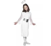 GIRLS ANGEL NATIVITY FANCY DRESS COSTUME