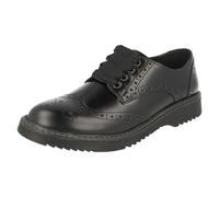 Angry Angels Startrite Black Leather/ Patent Leather Lace Up Shoes : Impulsive