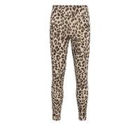 adidas Girl's Animal Print Sport Leggings Tights, Crystal Linen/Khaki Six/dark brown/dark brown, 13-14 Years